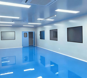 PVC 바닥 및 공기 정화 설비가있는 산업용 전자 작업장 클린룸 ISO 8 모듈식 GMP 설비 - Product Image 3