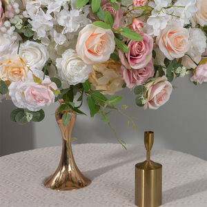 Centros de Mesa Florales Artificiales de Seda Personalizados de 80 cm, Bolas de Flores de Baby's Breath Blancas y Rosas, Bolas de Rosas Artificiales para Decoración - Product Image 5