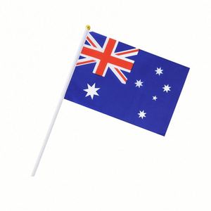 Wholesale Multi Size Custom Design Polyester Portable Hand <b>Flag</b> Plastic Pole-Flying Sporty Style All Countries Palestine - Product Image 5