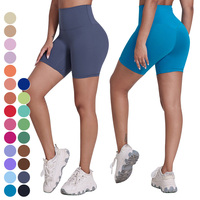 Leggings de sport taille haute pour femmes, avec logo personnalisé, pour la gym, le fitness et le yoga, extensibles, effet push-up, couleur unie, confortables pour l'entraînement