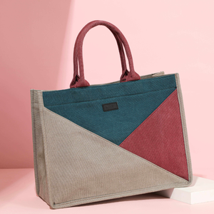 Sac fourre-tout 100% coton naturel, tissu vierge, sac de shopping en toile de coton fait main avec logo personnalisé - Product Image 1