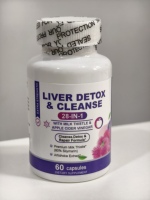 Exportación transfronteriza de nuevos productos LIVER DETOX & CLEANSE, 60 cápsulas, productos dietéticos de venta directa de fábrica.