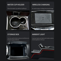 Accoudoir court de luxe pour siège arrière de SUV – Amélioration pour Lexus LX570, LC200, LC300, Patrol, Toyota Prado