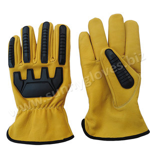 2021 High Quality Leather <b>Drivers</b> <b>Gloves</b> / Safety <b>Gloves</b> / Mechanics <b>Gloves</b> - Product Image 4