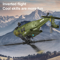 Helicóptero RC DWI Dowellin 2.4G, Avión de Control Remoto de 6 Canales, Helicóptero de Simulación Acrobática con Motor sin Escobillas