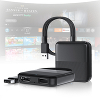 Adaptateur CarPlay sans fil portable Facrpty, WiFi Bluetooth pour voiture, TV Mate, boîte TV multimédia, garantie 1 an, universel