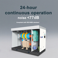 Compresseur d'air centrifuge industriel ZAKF sans huile à levitation magnétique, zéro friction, 125m³/min, 2,5 bars, VFD portable, 361KW, pour le textile