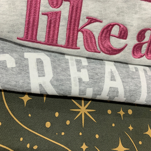 Custom Oversized Embroidered French Terry Baggy <strong>Hoodie</strong> Cotton Fleece Jumper Puff Print Hooded CrewNeck Sweatshirt <strong>for</strong> <strong>Women</strong> - Product Image 5