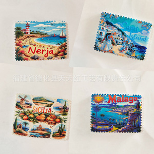 Aimants de réfrigérateur en céramique en forme de planche de surf, souvenirs de voyage, décoration intérieure, plusieurs spécifications - Product Image 2
