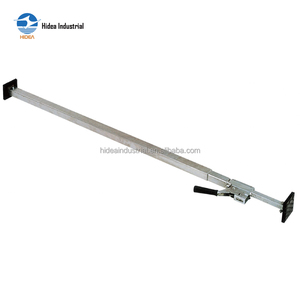 Barre de support carrée en acier avec pied de fixation à boulon soudé 1,5''x1,5'', longueur réglable, système de sécurisation de charge permanent FMCSA - Product Image 3