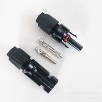 Connecteur de câble solaire photovoltaïque IP67, prise mâle/femelle, 30A DC1000V, contacts en cuivre, boîtier ABS, système d'alimentation photovoltaïque