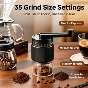 <span class=keywords><strong>Machine</strong></span> <span class=keywords><strong>à</strong></span> <span class=keywords><strong>café</strong></span> automatique italienne faite <span class=keywords><strong>à</strong></span> la main, moulin <span class=keywords><strong>à</strong></span> <span class=keywords><strong>café</strong></span> rechargeable, moulin <span class=keywords><strong>à</strong></span> grains portable pour la maison - Product Image 4