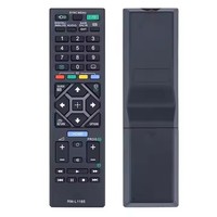 Mando a distancia universal de TV con código fijo, pantalla LED digital, 4 botones, rango de 10m, 1, 2 unidades