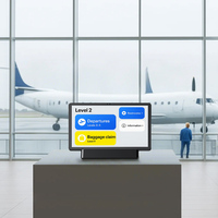 Kiosque publicitaire de réception personnalisé 10,95 pouces 6 Go + 128 Go NFC activé Paiement sans contact Tablette Android avec station d'accueil