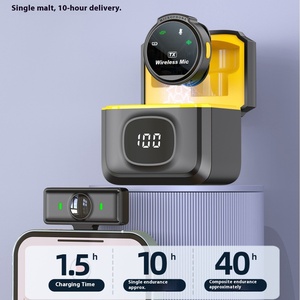 Nhà Máy Trực Tiếp <span class=keywords><strong>Mini</strong></span> Lavalier Micro Không Dây Với Loại C IOS Receiver Cho Điện Thoại Thông Minh Máy Ảnh Sống Vlog - Product Image 3