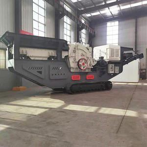 Concasseur de béton sur chenilles en basalte, usine de fabrication d'agrégats, concasseur de pierre mobile pour carrière 120tph - Product Image 5