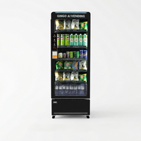 Distributeur automatique de boissons Qingo, prix d'usine, acier inoxydable, conforme ADA, écran tactile, paiement multi-mode, code QR, paiement par carte de crédit, paiement mobile