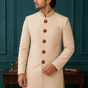 Botones de Latón de Lujo Personalizados con Esmalte Rojo y Motivo de Flor de Lis Dorada para Traje de Hombre, Blazer, Sherwani, Jodhpuri, para Fiestas Formales y Aniversarios - Product Image 4
