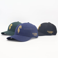 Op maat gemaakte OEM bedrukte geborduurde logo bulk effen 6-delige petten zwarte heren snel drogende performance waterdichte sport baseball pet