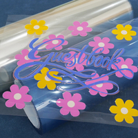 Etiqueta adhesiva UV DTF AB Películas Rollo Impresión digital Plotter Máquina Impresora grande 30CM 60 CM Transparente 60 CM Película de transferencia UV