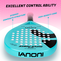 Raqueta de Pádel Caston Sports SUPER POWER - Fibra de Carbono Azul Superficie 3D 38mm 360g OEM&ODM