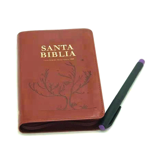 Personnalisé Pas Cher En Cuir Souple B5 Bible Couverture En Relié Logo Relié Feuilles Mobiles Vierge Écriture Journal Cahier Impression PP - Product Image 2