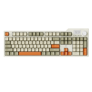 Ajazz ak35i V3 Max RGB không dây USB màu xanh trắng chơi game Bàn phím hot swappable cơ khí Thiết bị chuyển mạch Ba chế độ bàn phím - Product Image 2