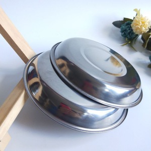 Platos y Cuencos de Imitación de Acero Inoxidable de 16 cm, Recipientes Grandes para Verduras, Uso en Hoteles, Color Sólido - Product Image 4