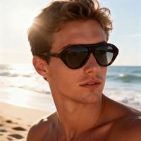 Lunettes de soleil polarisées ADE WU VS9032S populaires à grande monture en acétate, de marque haut de gamme européenne et américaine, design tendance rétro