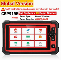 Herramienta de Diagnóstico Automotriz Inalámbrica Bidireccional CRP919E BT Elite, Herramienta de Diagnóstico OBD2 de 12V con 1 Año de Actualización Gratuita