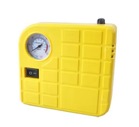 Compresseur d'air portable de marque en ABS, mini 12V, avec manomètre analogique, gonflage rapide, certifié CE, pour le gonflage des pneus de berlines et de SUV
