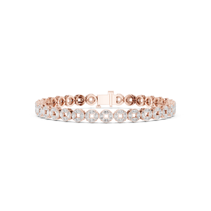 Bracelet moderne en diamant de culture en or, bijou étincelant, accessoire de mode pour événements spéciaux et usage quotidien - Product Image 6