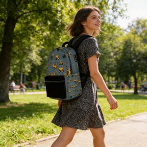 Zaino Scolastico per Bambini a Basso Prezzo, Stile alla <span class=keywords><strong>Moda</strong></span>, Chiusura con Cerniera in Poliestere, Capacità 20-36L, Design Unisex - Product Image 3