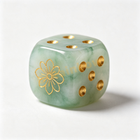 Dés de jeu en plastique acrylique personnalisés de haute qualité, 16 mm, forme arrondie, différentes tailles disponibles - Fabrication directe de dés