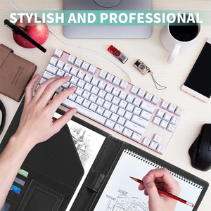 Chất lượng cao biểu tượng tùy chỉnh A4 da thư mục trình bày vding VD-714 quý ông của văn phòng du lịch cao cấp tiếp thị nộp hồ sơ sản phẩm - Product Image 3