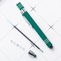 Stylos à bille en métal avec écran tactile en caoutchouc souple, pointe de 1,0 mm, logo personnalisé, aluminium, pour usage scolaire, encre noire