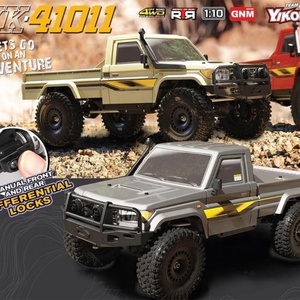 YIKONG YKHobby YK41011 Camion pick-up télécommandé RC 4x4 à l'échelle 1:10 avec essieux portiques avant et arrière, moteur 550, pour débutants et professionnels - Product Image 6