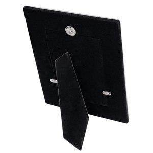 Cadre photo élégant en métal 100x150 mm, design feuilles, cadre décoratif pour photos - Product Image 3