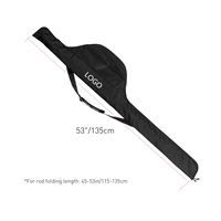 Étui de canne à pêche portable, sac de canne à pêche pliable, sac de rangement pour moulinet, organisateur d'équipements de pêche, OEM accepté