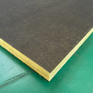 Pannelli Isolanti Acustici in <span class=keywords><strong>Lana</strong></span> di Vetro Nera 96kg/M3 25mm per Pareti con Tessuto Nero <span class=keywords><strong>Lana</strong></span> De Vidrio - Product Image 4