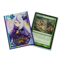 Yuantuo Vente en gros de protège-cartes TCG 67X92MM, protège-cartes de jeu, protège-cartes personnalisés imprimés, protège-cartes holographiques