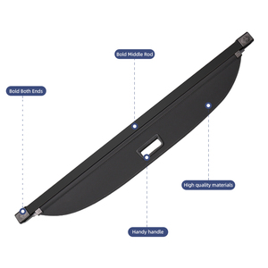 Cache-coffre rétractable pour Benz <span class=keywords><strong>ML</strong></span> <span class=keywords><strong>W164</strong></span> 2006-2011 – <span class=keywords><strong>Accessoire</strong></span> intérieur automobile très populaire - Product Image 6