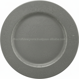 Placa de cargador de metal para fiestas de cumpleaños que ofrece elementos de mesa decorativos brillantes, alegres y elegantes - Product Image 1