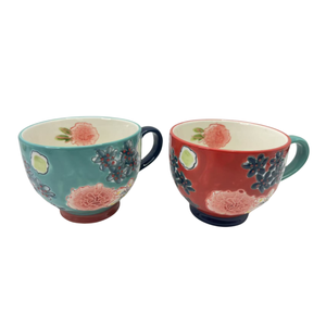 Taza de Cerámica Hecha a Mano de 300 ml (10 oz) Personalizable de Fábrica, Tazas de Café Pintadas a Mano, Tazas de Té con Logotipo - Product Image 5