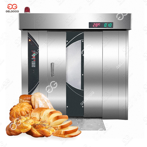 Industry China Wholesale Top 32-Tray Rotary Oven Pizza Croissant Baking Machine Diesel Oil Type Rotary Rack Ovens