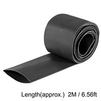 Tube thermorétractable TOP-VIGOR W10490M en polyéthylène PE/éthylène-vinyle acétate de 35 mm, longueur 2 m, rapport 2:1, isolation électrique