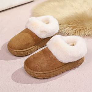 Bottes d'hiver personnalisées pour femmes, bottines <span class=keywords><strong>de</strong></span> <span class=keywords><strong>ski</strong></span> chaudes en faux daim, antidérapantes et légères, nouvelle collection - Product Image 1