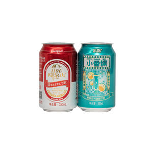 เครื่องดื่มเบียร์โลหะเงาขนาด250มล. 330มล. 500มล. ผลิตจากอะลูมิเนียมพร้อมฝาเปิดง่าย - Product Image 4