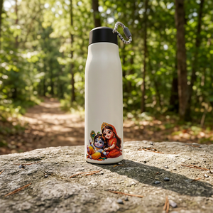 Bouteille d'eau promotionnelle en métal personnalisée avec impression du Seigneur Krishna pour la rentrée scolaire et la remise des diplômes - Product Image 1