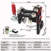 Kit principal de gabarit de précision trois-en-un pour chevilles, guide de perçage et de positionnement pour le travail du bois DIY MD520 personnalisable